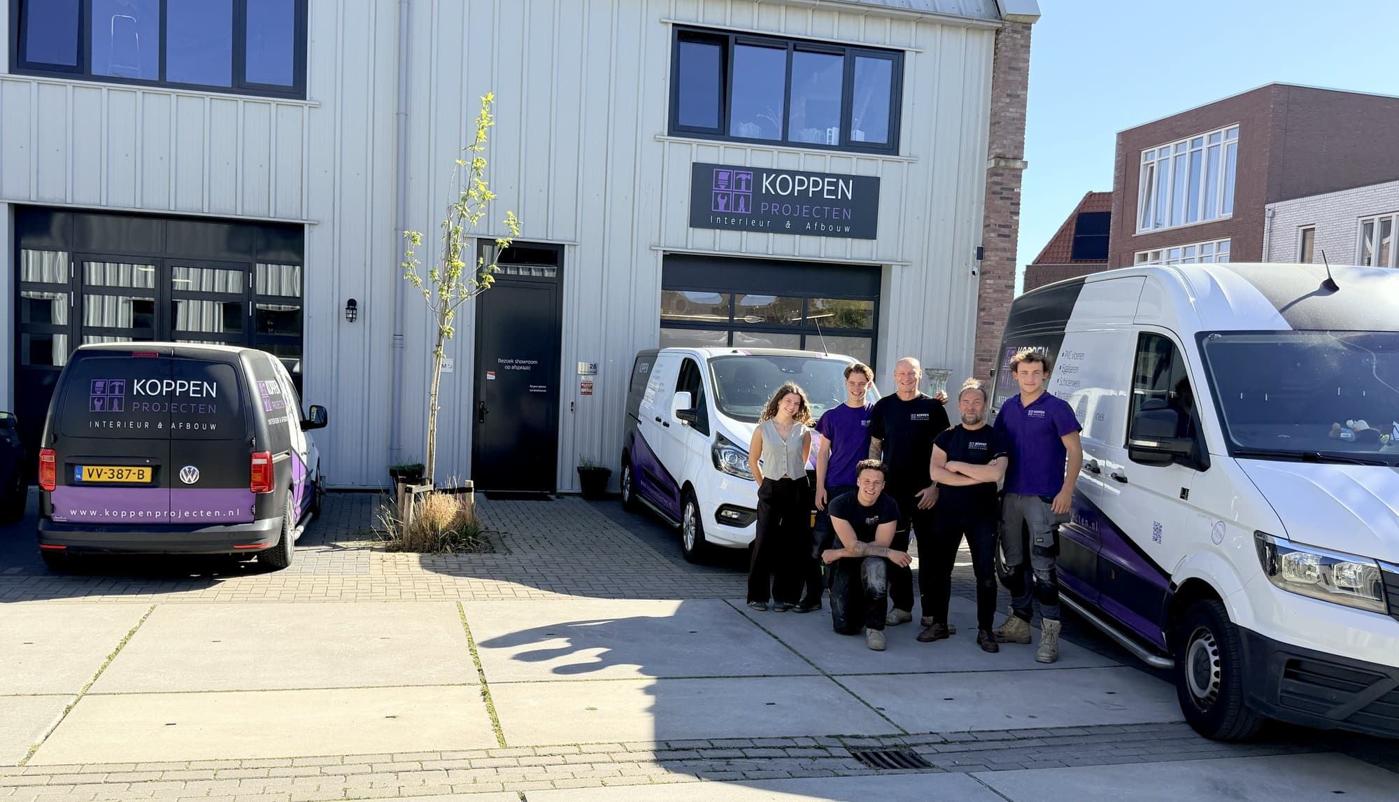 Het team van Koppen Projecten